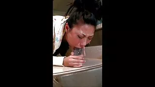 Vợ của Thủy thủ chó sex tây không che với một người mới